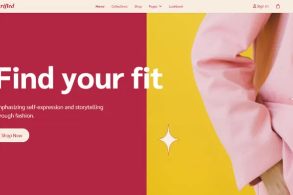 E-Commerce Fashion Store Website Screenshot
