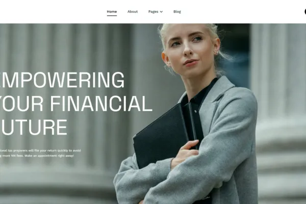 Legal Services Website Screenshot